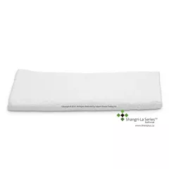 Luxury Shangri-La Quick-Dry Full Terry Bathmat - 100% Combed Cotton, 2-Pack, 20x30, White - Textured Finished