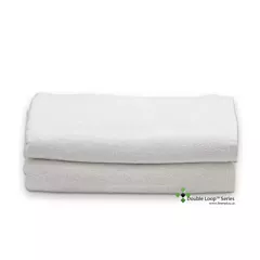 Achetez en gros des Serviettes à Main Merit Collection Double Loop Series en 100% Coton Peigné - Pack de 6 - Taille 16x32 - Blanc