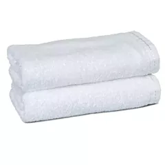 ZEN Hand Towels 100% Certified Organic Cotton 4/Pack | Size 16x30 | White |Eco-Friendly Luxury