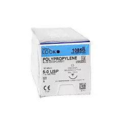 Suture Polyprop 5-0 C3, 13mm,  18