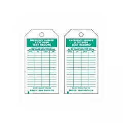Brady Test Record Inspection Tags