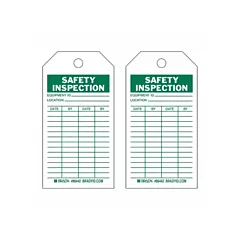 Brady Safety Inspection Tags