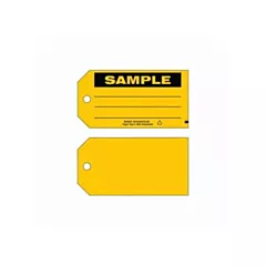 Brady Sample Material Control Tag, 5-3/4