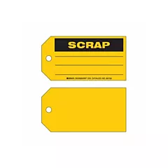 Brady Scrap Material Control Tags, 5-3/4