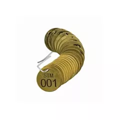 Brady Brass Numbered 