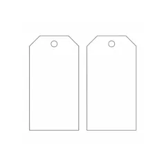 Brady Blank Self-Laminating Accident Prevention Tags, 3