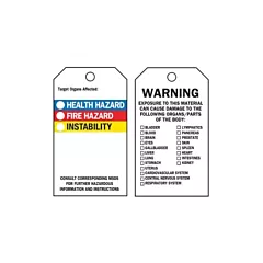 Brady Self-Laminating Right-To-Know Tags, 3