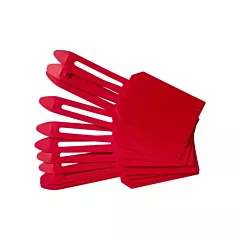 Brady Blank Plastic Lock-On Tags, 3-1/4