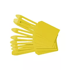 Brady Blank Plastic Lock-On Tags, 3-1/4