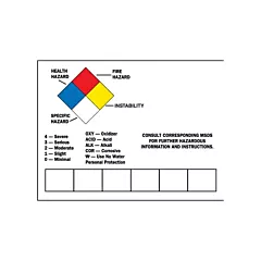 Brady Blank Write-On Container Label