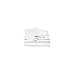 Thomaston Mills USA T180 Double Flat Sheet Size 81x108 Cotton-Poly White - 12/PKG