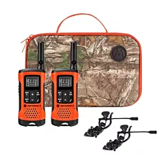 Motorola TalkAbout T275 35KM Two-Way Radio Bundle with RealTree carry case and earbuds - 2/Pack