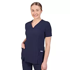 Haut d'hôpital à col en V - The Cathy - T3050 de MOBB Mentality