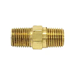 Topring Male Hex Nipple, Brass (41.115)