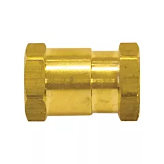 Topring Female Hex Nipple, Brass (41.193)