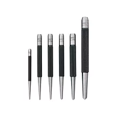 Starrett Centre Punches With Round Shanks, 5 No. of Pieces (50488)