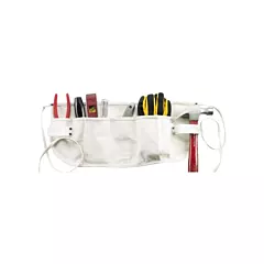 Kuny's Waist Apron, White, Canvas, 5 No. of Pockets (AP-503)