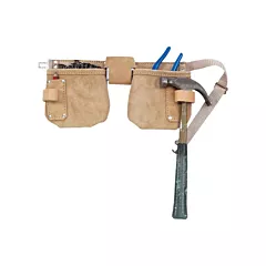 Kuny's Child's Size Carpenter's Apron, Beige, Leather, 5 No. of Pockets (AP-710)