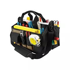Kuny's Center Tray Tool Bag, Black, Canvas, 16 No. of Pockets (SW-1529)