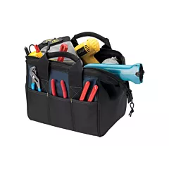 Kuny's BIGMOUTH® Tool Bag, Black, Polyester, 23 No. of Pockets (SW-798)