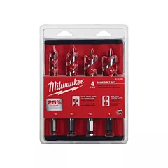 Milwaukee Auger Sets, 4 No. of Pieces (48-13-4000)