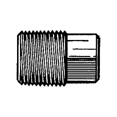 Dominion Square Head Pipe Plugs