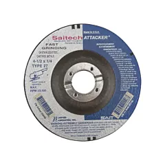 United Abrasives Inc. Meule rapide Saitech Attacker(MD), 4-1/2