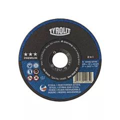 Tyrolit Premium 2-In-1 Thincut Cut-Off Wheels, 4-1/2