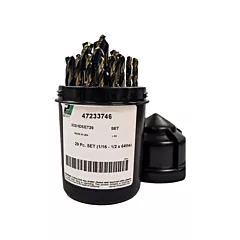Precision Heavy-Duty Drill Bit Set, 29 No. of Pieces, High Speed Steel (47233746)