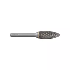 Walter Surface Technologies Fraise au carbure en forme de flamme AllSteel(MC), 1/2