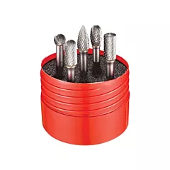 Dormer Double Cut Rotary Burr Set, 5 No. of Pieces (46814221)