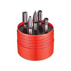 Dormer Double Cut Rotary Burr Set, 5 No. of Pieces (47059569)