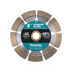 Makita Lame au diamant segmentée à usage général, 4-1/2