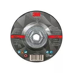 3M Meule argentée à moyeu déporté à changement rapide 87446, 5