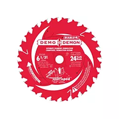 Diablo Lame de scie circulaire de charpente/démolition ultra mince Demon, 6-1/2