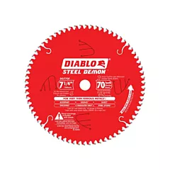 Diablo Steel Demon™ Cutting Saw Blade, 7-1/4