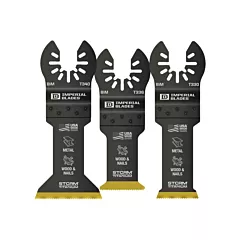 Imperial Blades Jeu de lames en titane pour le métal et le bois Storm(MC) One Fit(MC), Coupe (IBOATV-3)