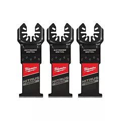 Milwaukee Lames multi-outils oscillantes Nitrus Carbide(MC) Extreme Metal Universal Fit Open-Lok(MC)