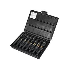 Precision Reduced Shank Silver & Deming Drill Bit Set, 8 No. of Pieces, High Speed Cobalt (90328)
