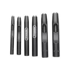 General Tools Hollow Steel Punch Set, 6 No. of Pieces (1280ST)