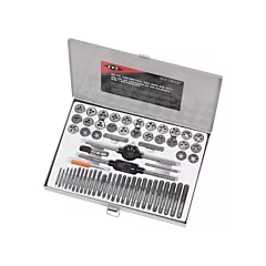 JET SAE/Metric Alloy Tap & Die Set, 60 No. of Pieces (24312)