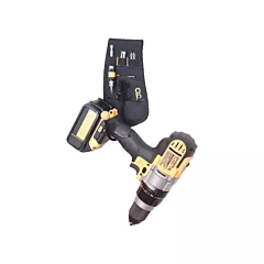 Kuny's Cordless Drill Hooks, Polyester, Black, 5 No. of Pockets, Cordless Tool Holder (5024)