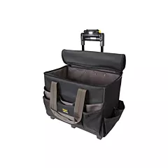 Kuny's Tech Gear™ Lighted Roller Tool Bag, Black, Polyester, 17 No. of Pockets, Included (L258)