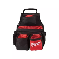 Milwaukee Carpenter's Pouch, Nylon, Black/Red, 17 No. of Pockets, Multiple Tool Holder (48-22-8121)