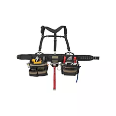 Kuny's Deluxe Tool Belt, Black, Polyester (AP-6714)