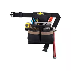 Kuny's Petite ceinture à outils de luxe, Noir, Polyester (PK-1836)