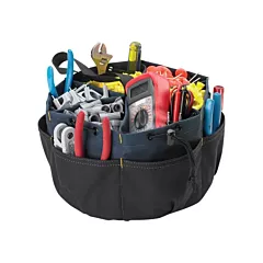 Kuny's BUCKETBAG™ Tool Bag, Black, Polyester, 18 No. of Pockets (SW-1148)