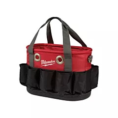 Milwaukee Utility Oval Bag, Black/Red, Ballistic Nylon, 24 No. of Pockets (48-22-8275)