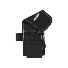 Aurora Tools Multi-Purpose Tool Holder, Polyester, Black, 4 No. of Pockets, Multiple Tool Holder