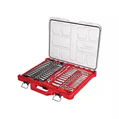 Milwaukee Ratchet & Socket Set with Packout™ Low-Profile Organizer